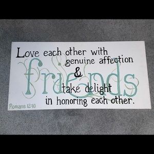 Romans Bible Verse Sign